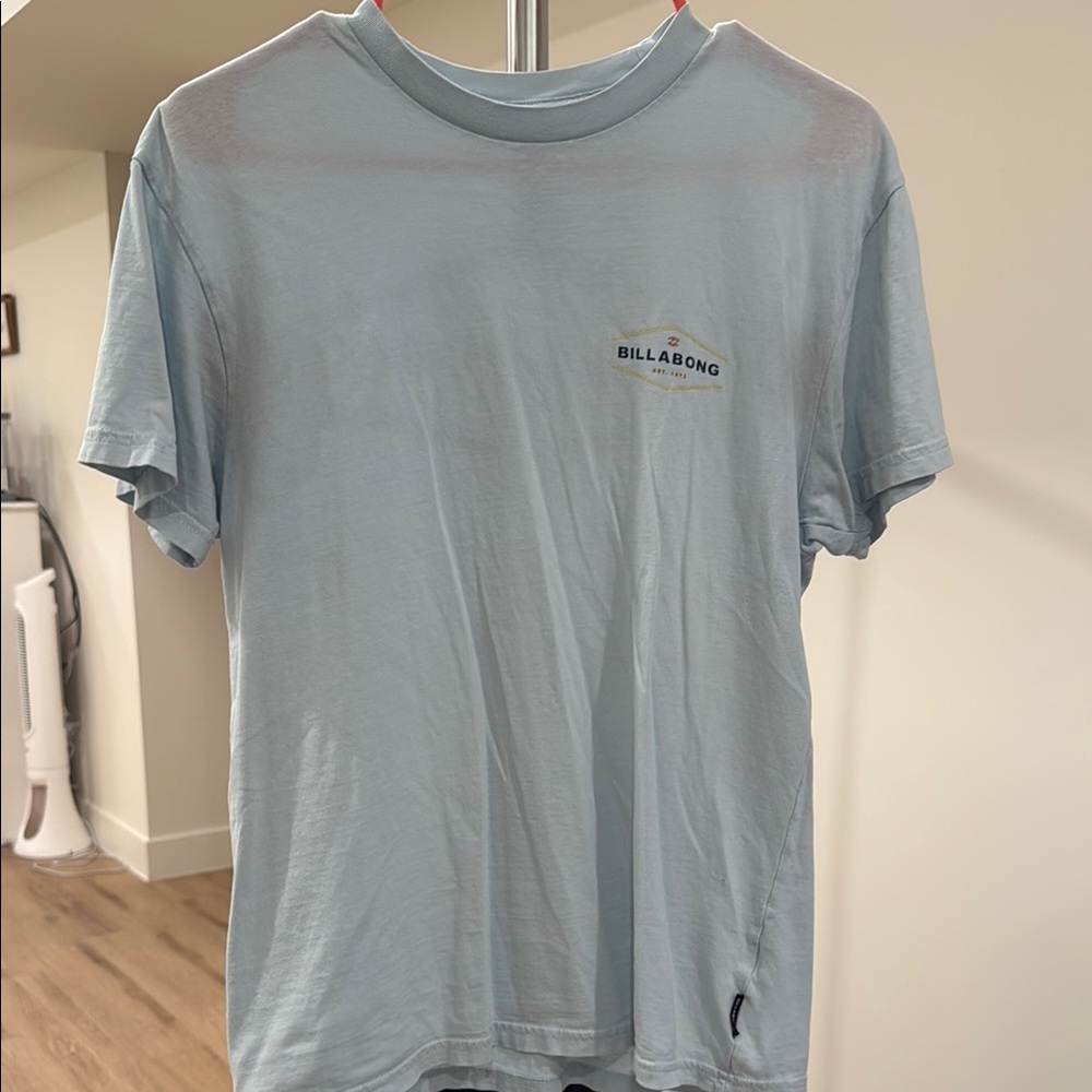 Billabong Blue Short Sleeve Tee Casual Cotton